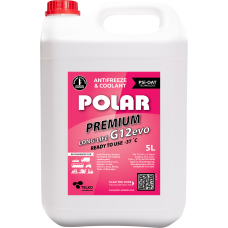 Антифриз ANTIFREEZE POLAR PREMIUM LONG-LIFE G12 evo -37°C /5L